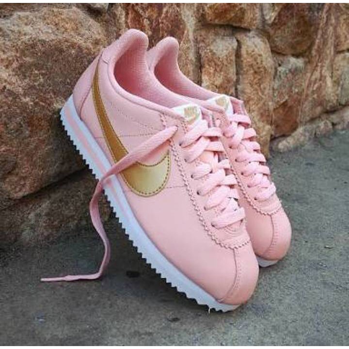 nike cortez baby pink