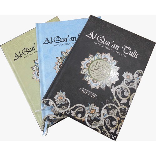 Mushaf Menulis Al-Quran HC - Mushaf Tulis 3 Jilid - Qur'an Tulis - Buku Tulis Menulis Al Qur'an