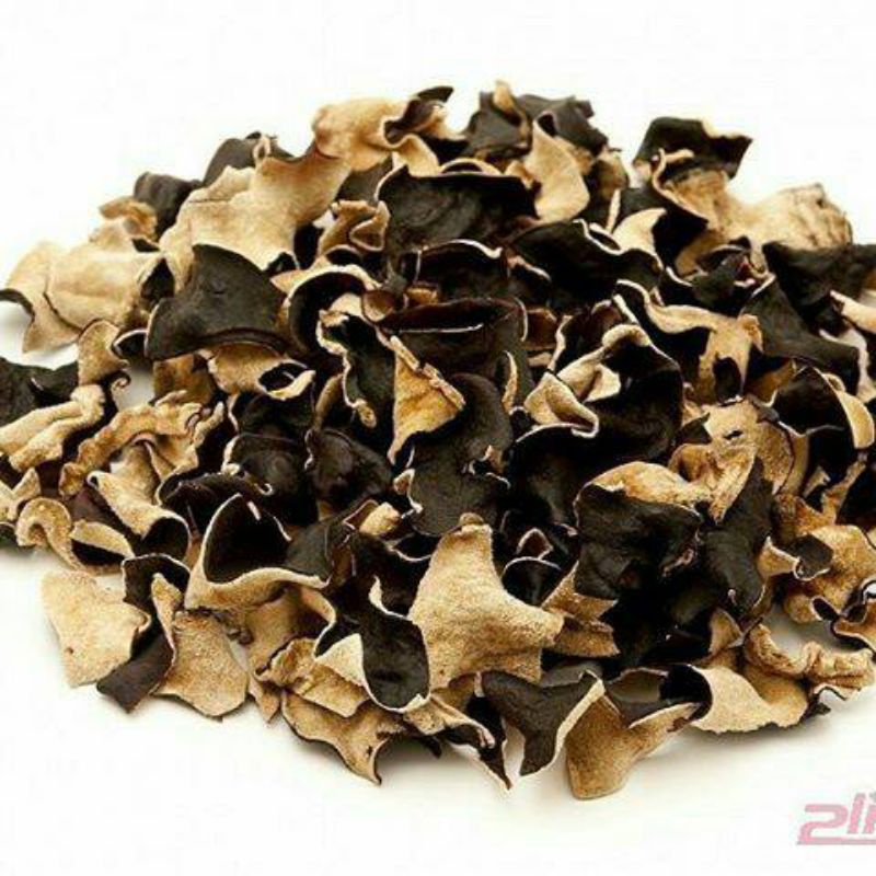 

JAMUR HITAM PUTIH KERING O PEK BO NI BLACK WHITE FUNGUS