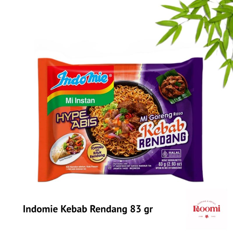

Indomie Kebab Rendang 85gr