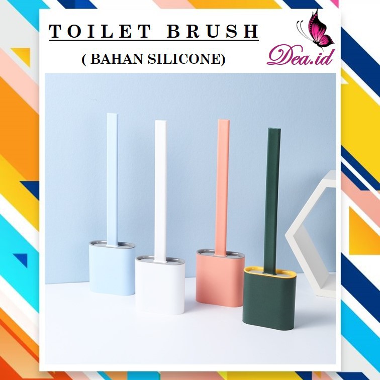 [DEASTORE] TOILET BRUSH SILICONE FLEXIBLE / SIKAT TOILET / SIKAT WC BAHAN SILIKON FLEKSIBEL