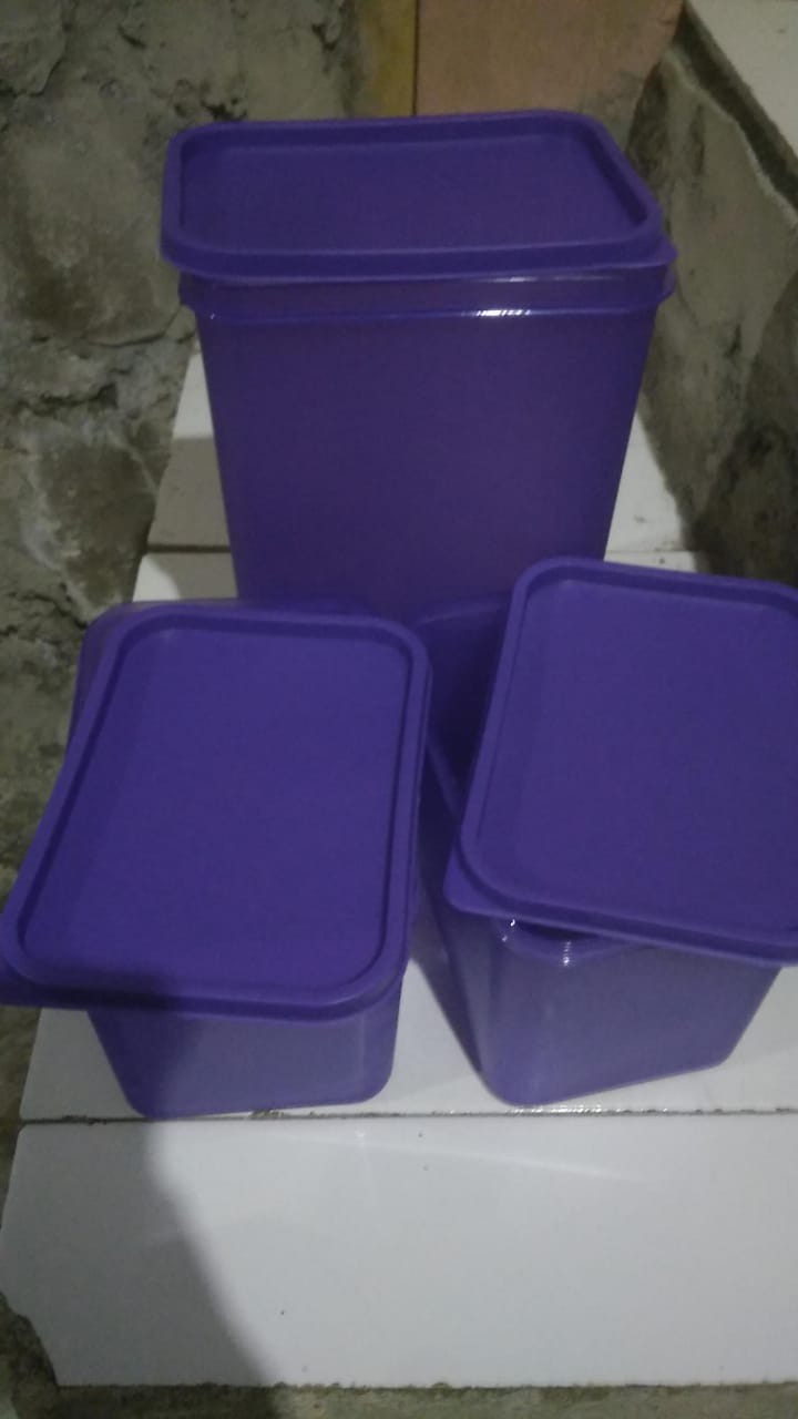 Cpm Tifany Wadah Makanan Plastik Tebal Set Isi 3