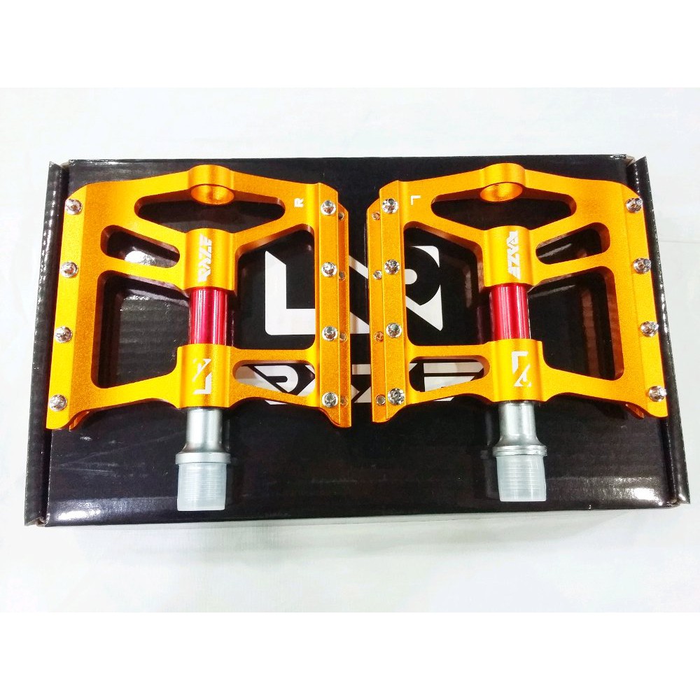 Pedal Sepeda Bearing - Pedal Mtb Bearing - Pedal Bearing Raze 60 Gold Anodised Super Loncer
