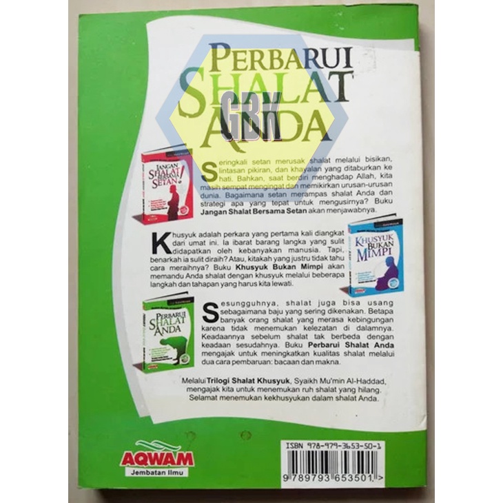 Buku Perbarui Shalat Anda – AQWAM