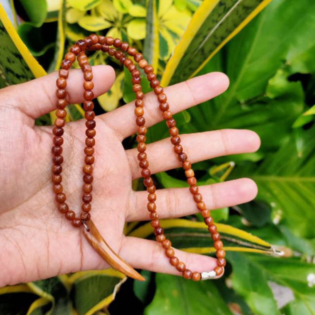 [✅COD] Kalung Kesehatan Kaukah Kaokah Kokka Koka Asli Original Pria Wanita Bulat Taji Hitam