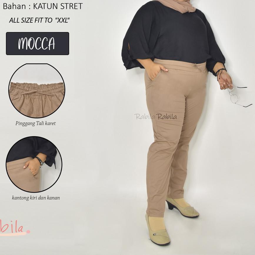 Celana pants panjang wanita mode baggy JUMBO