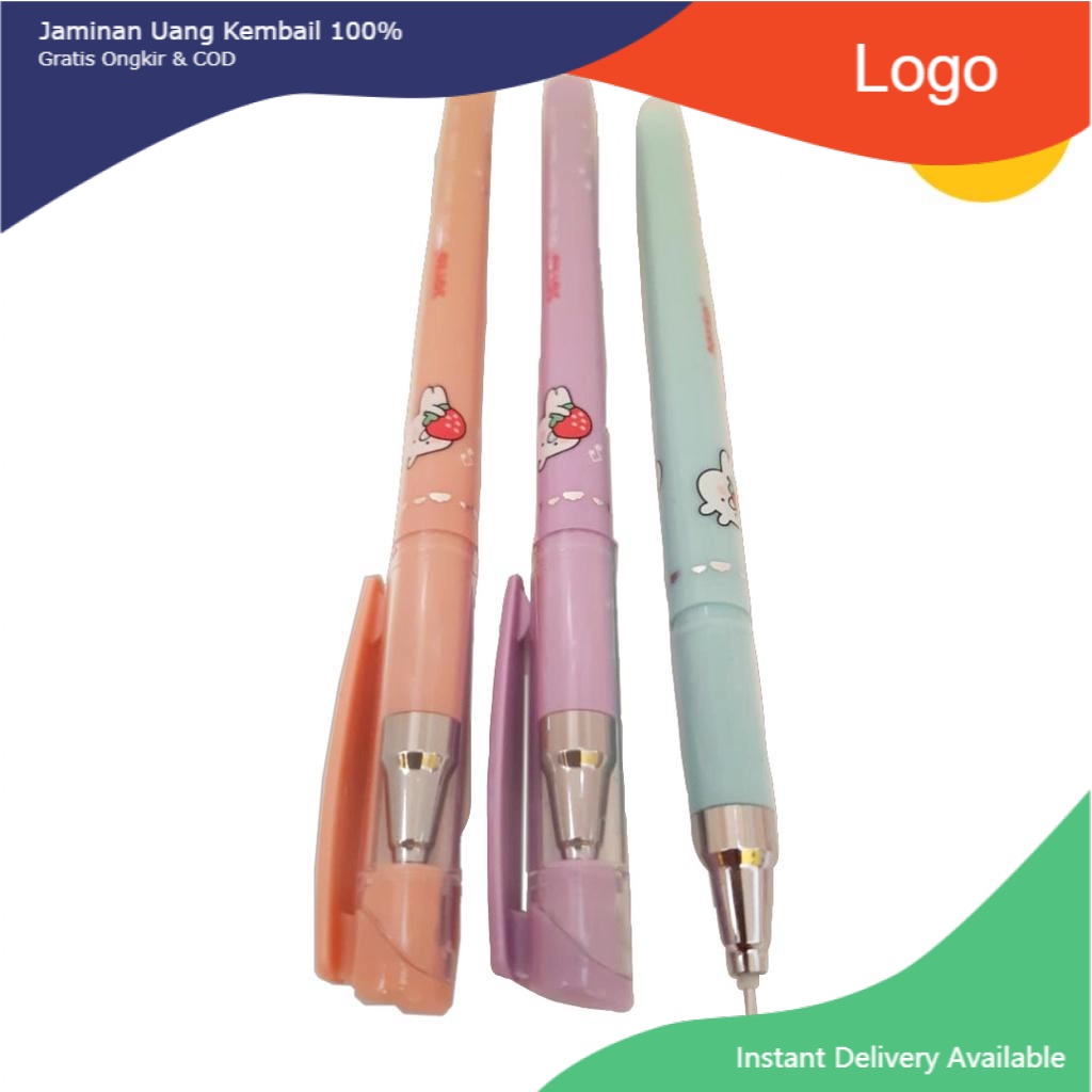 

Bolpen/Ballpoint/Bolpoin/Pena/Ballpen/Pulpen Gel Joyko GP-333 Erasable (Hitam|0.5mm)