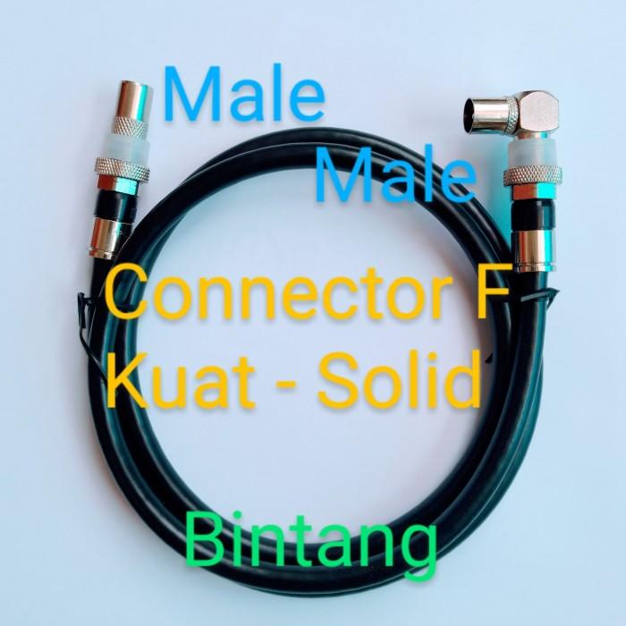 Terbaik Kabel Antena Tv Jack Compression 1M Sangat Memuaskan