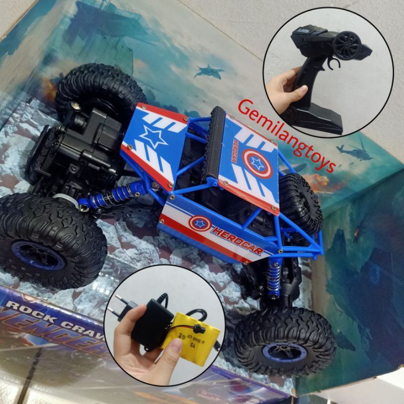 MOBIL RC JEEP ROCK CRAWLER 4WD AVENGER