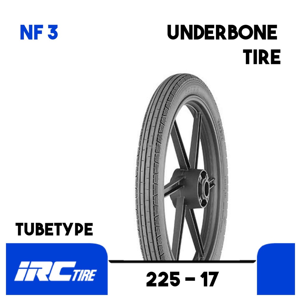 BAN LUAR MOTOR IRC NF3 UKURAN 225 RING 17 TUBETYPE CLASSIC