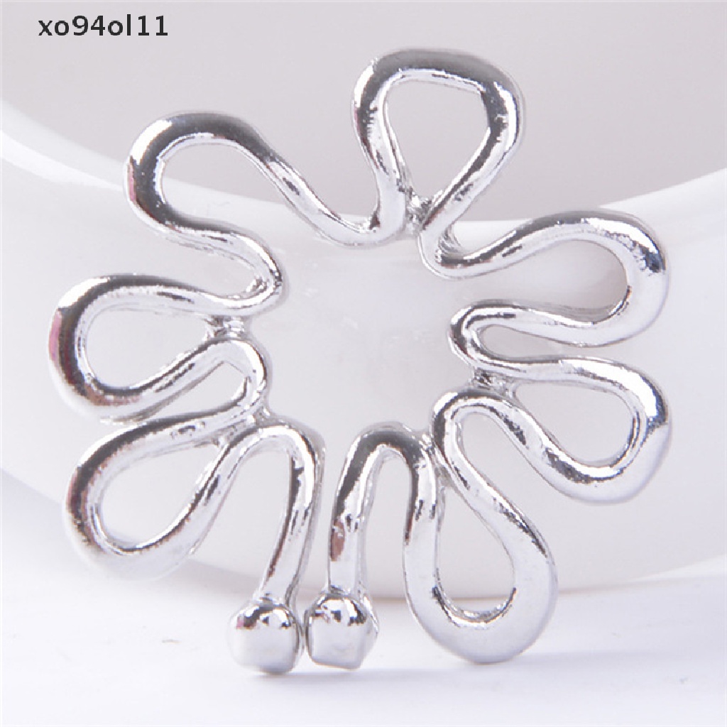 Xo Anting Jepit Puting Tanpa Tindik Adjustable Untuk Wanita