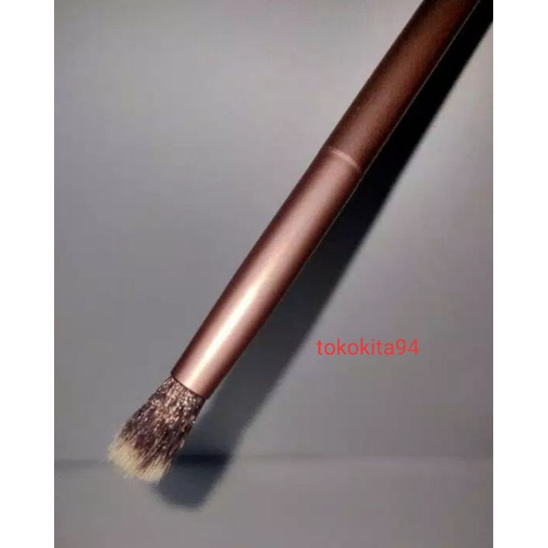 Kuas Alis Eyeshadow 2 in 1 Eyebrow Brush RoseGold