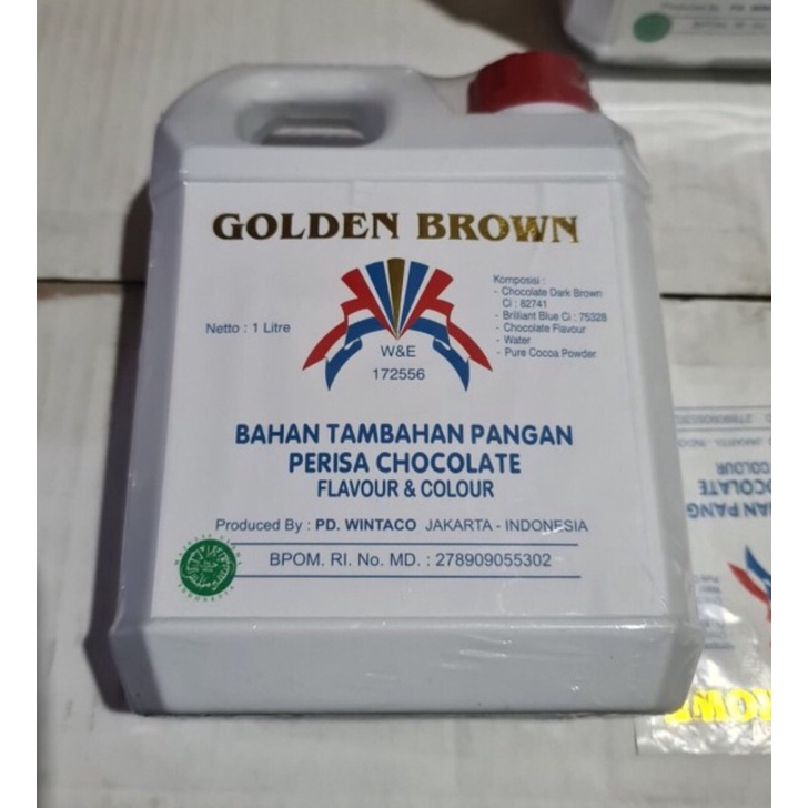 Golden Brown Pasta Coklat Flavocol Flavour &amp; Colour 1kg Chocolate