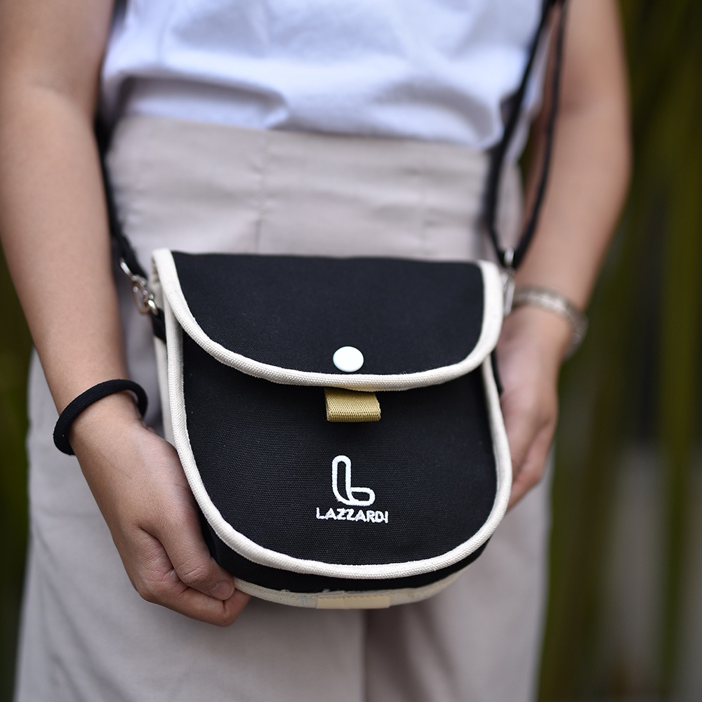 MEORI MIDNIGHT |ManNeedMe X LAZZARDI| Tas Handphone Wanita Sling Bag HP ORIGINAL