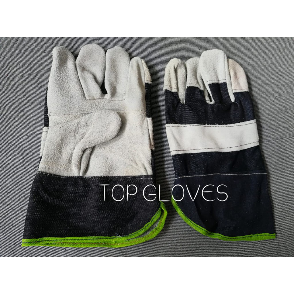 Fitter Gloves - Sarung Tangan Kulit Kombinasi Murah - Split Cowhide - Sarung Tangan Proyek