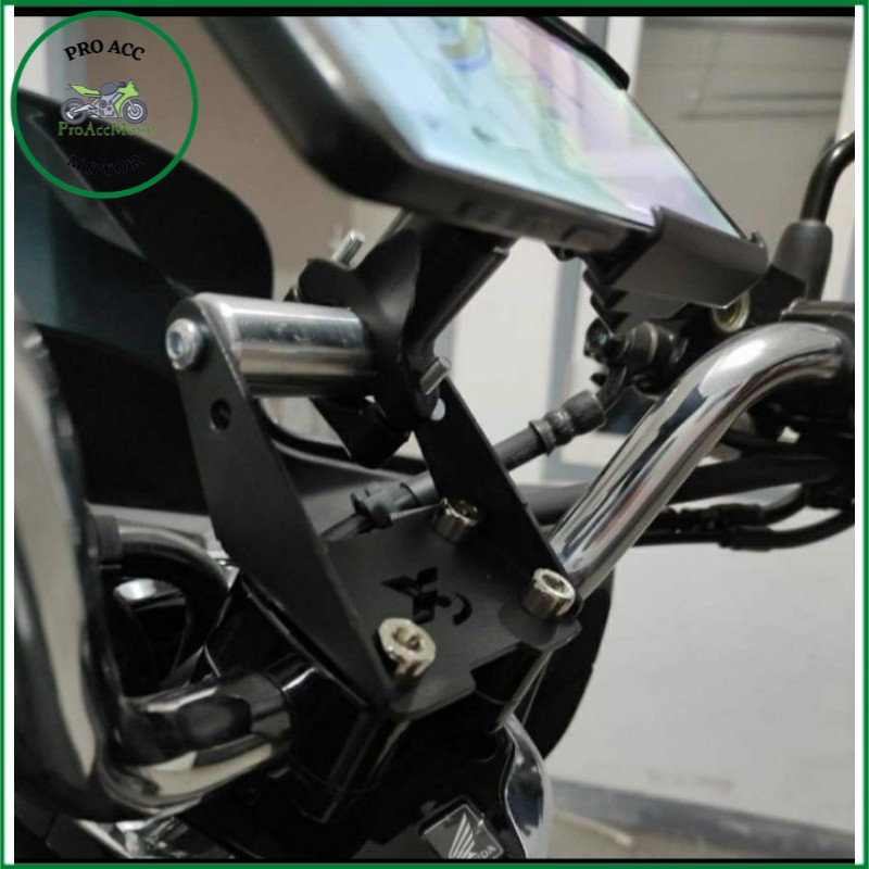 breket holder HP HANDPHONE GPS Honda PCX 150 ADV 150 (COD)