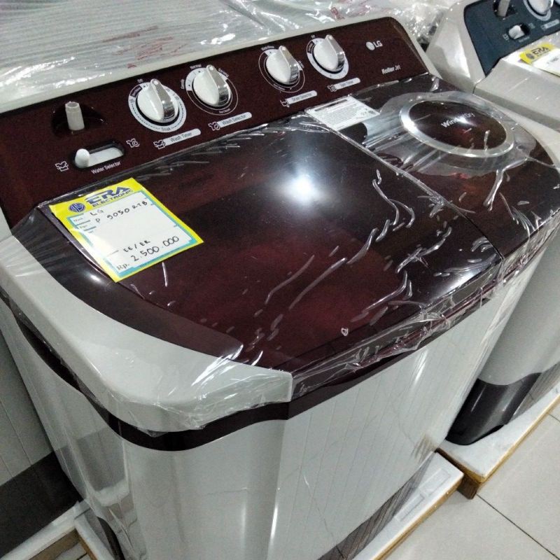 LG  MESIN CUCI 2 TABUNG P 9050 9KG NAVY