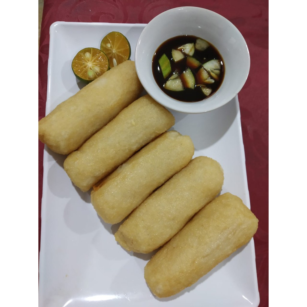 

Paket Pempek Lenjer kecil & Pempek Telor kecil isi 10pcs Premium ikan tenggiri asli Palembang