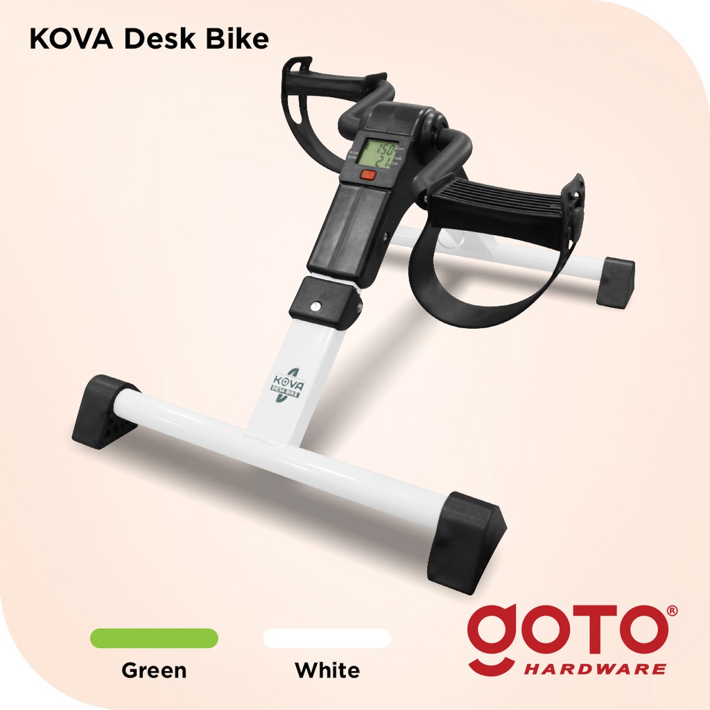 Kova Desk Bike Sepeda Statis Terapi Lutut Kaki Bawah Meja Kerja-2
