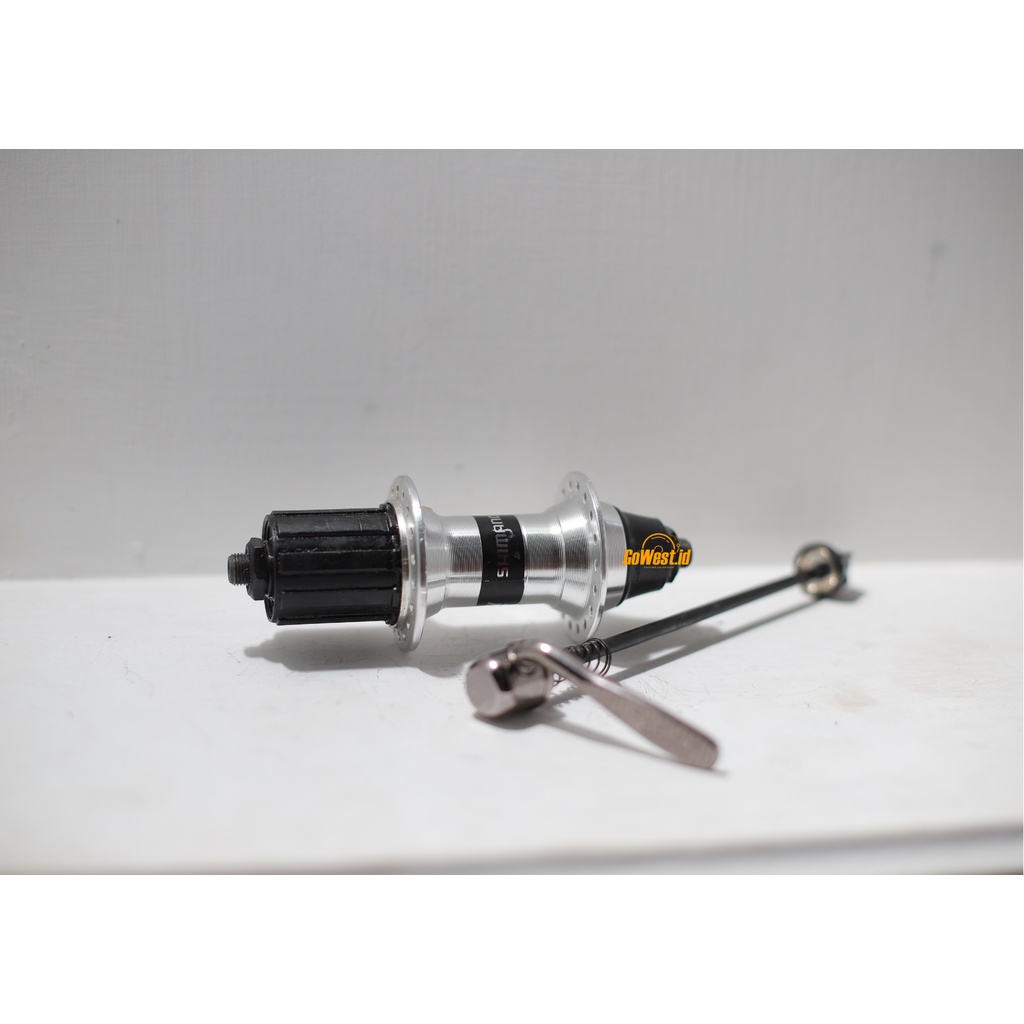 Freehub RM 60 Shimano Malaysia AS Quick Release 36 Hole 7/8/9 Speed warna silver