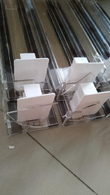 Rak Acrylic Pusher 30cm Otomatis Toko Minimarket Supermarket