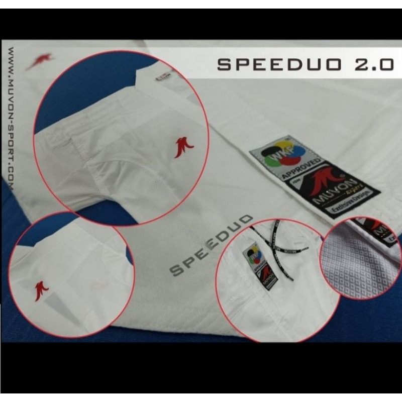 BAJU KARATE MUVON Speeduo 2.0, KUMITE