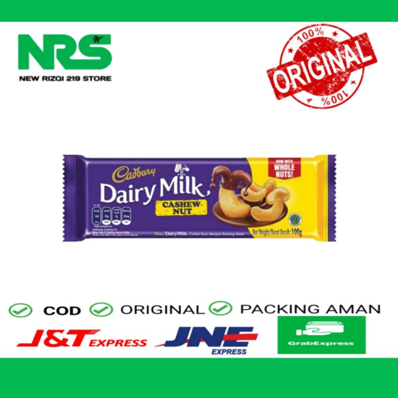 

Cadbury Dairy Milk Cashew Nut 100g - Cadbury