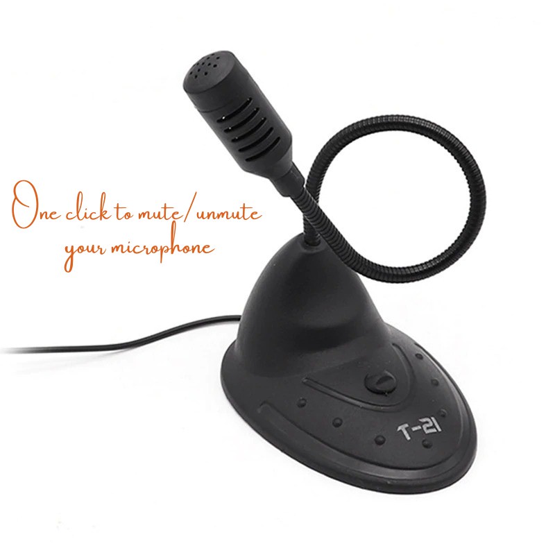 Mic Komputer Q T-21 Aux Plug Suitable for Computers, Stages, Cameras, Recording, Music