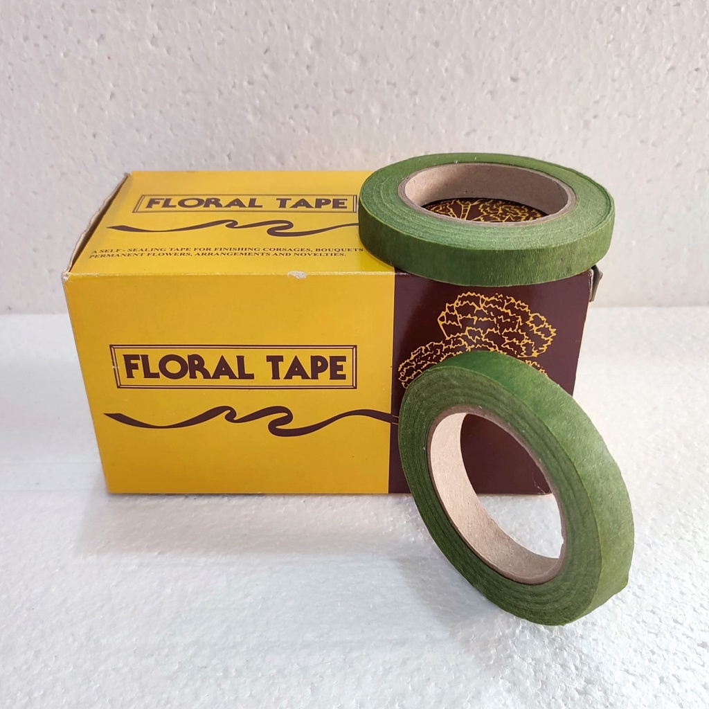 

Isolasi Tangkai Bunga / Floral Tape Hijau 1/2 - 12mm