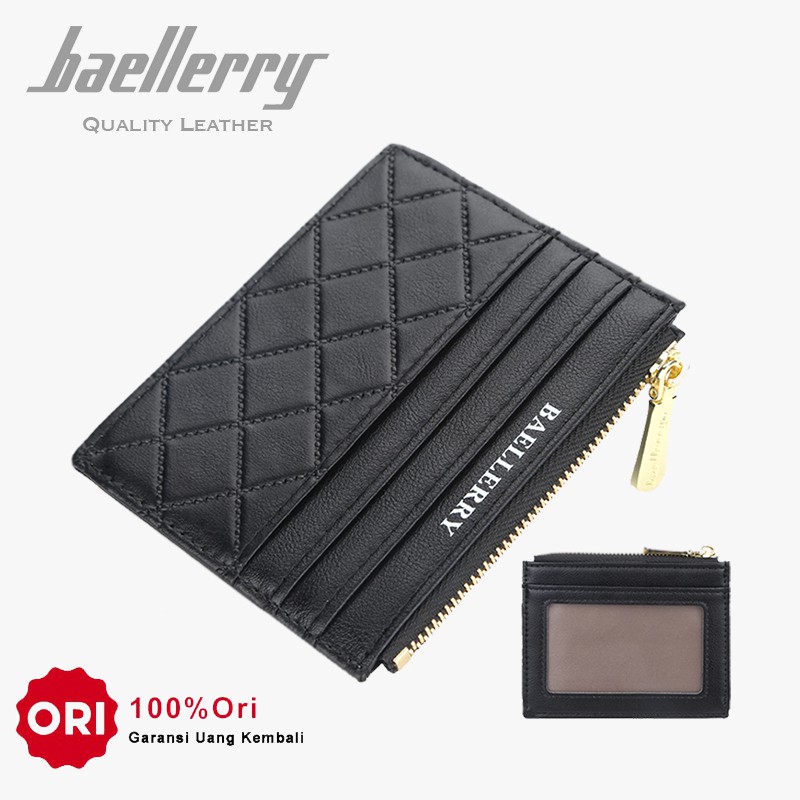 BAELLERRY NR073 Dompet Kartu Wanita Bahan Kulit PU Leather Premium WATCHKITE WKOS