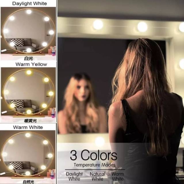 Lampu MURAH medan-Lampu Rias/Vanity led lights/Vanity mirror lights/Lampu kaca ruas/seaflaker lamp