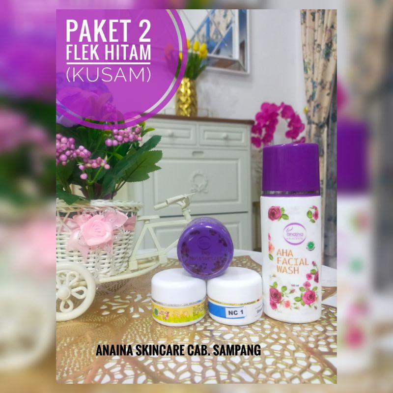 Paket 2 Flek Hitam (Kusam) By Anaina Skincare