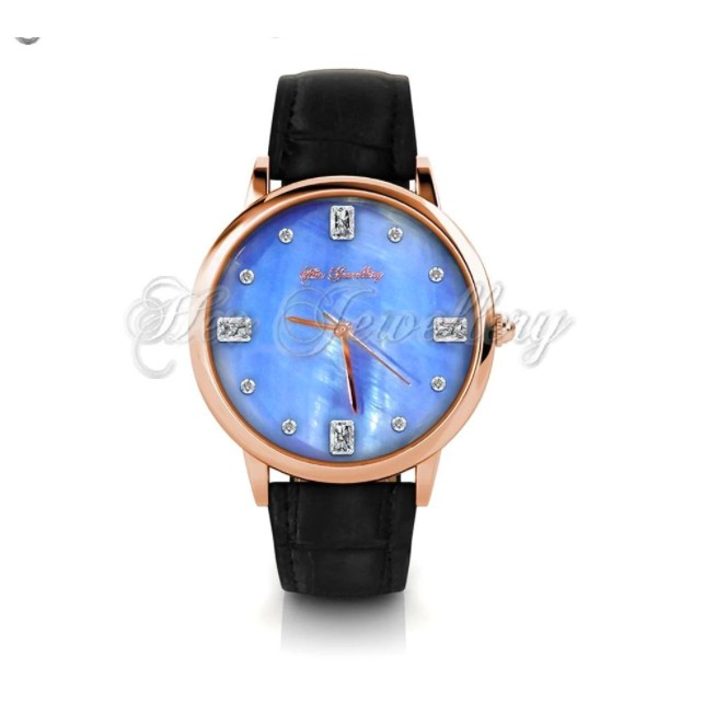 Alanzo Crystal Watch - jam kristal swarovski her jewellery