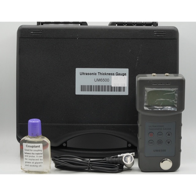 UM6500 Digital Ultrasonic Thickness Gauge Meter Portable Metal Wall Thickness Tester with LCD Displa