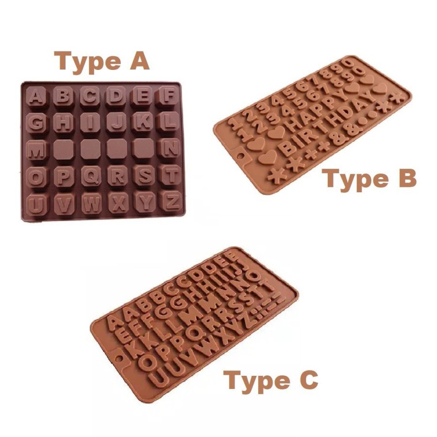 

Cetakan Silikon Abjad Huruf Pudding Coklat Es Jelly Silicone Alphabet