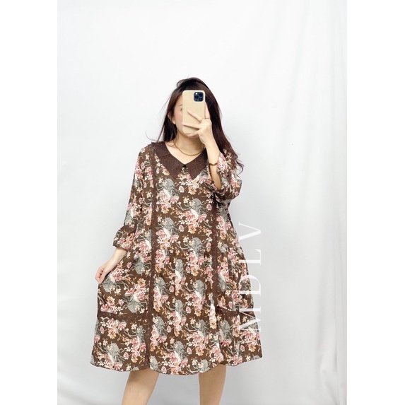 MDLV ~ 1999# Carolien Floral Mini Dress Import