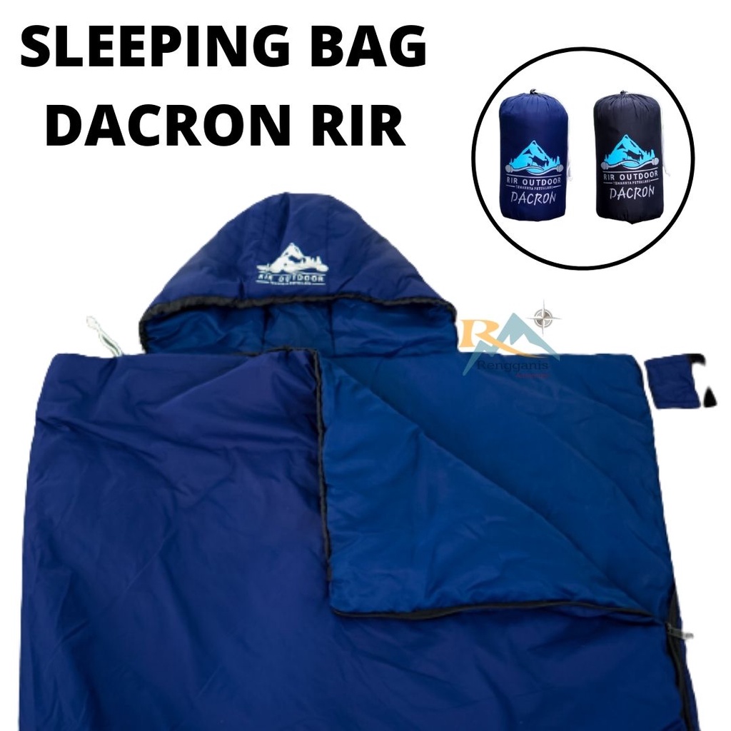 Sleeping Bag Kantung Tidur Dacron MERK RIR OUTDOOR Tebal Hangat Sleepingbag