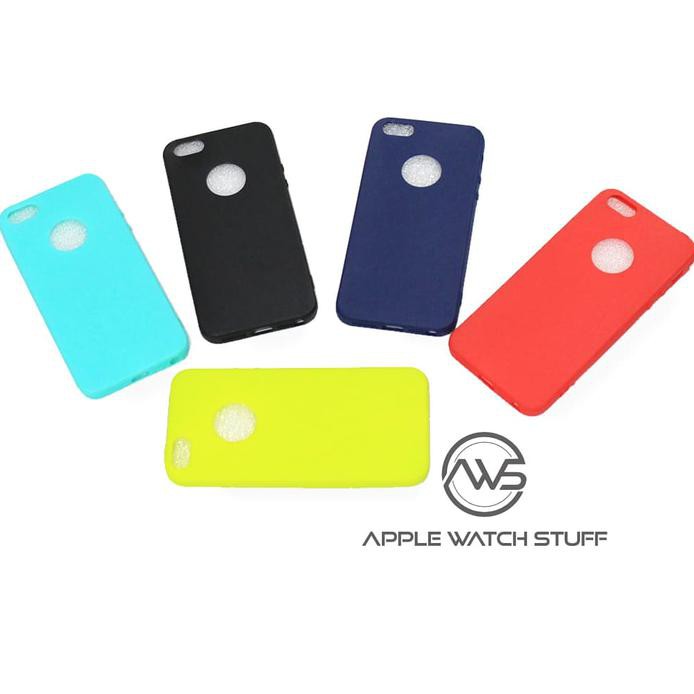 Silicon / Silicone Ultra Thin Soft Case Spotlite Iphone 5 5S 5Se Tpu - Putih