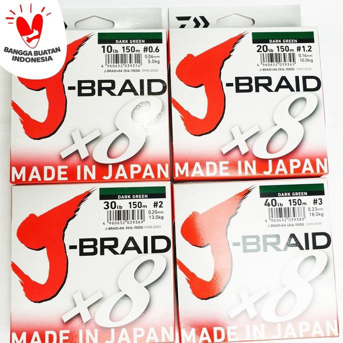 Pe Daiwa J Braid X8 - 10 Lb Pe 0.6