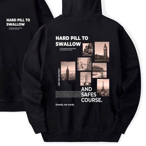 Public - Hard Pill Hoodie - Hoodie Kekinian Unisex