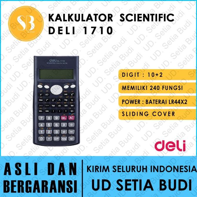 

Kalkulator Scientific Deli 1710 asli dan bergaransi