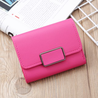 117C COD Retro Paragraf Pendek dompet Forever young Polos Dompet Wanita Import 117C