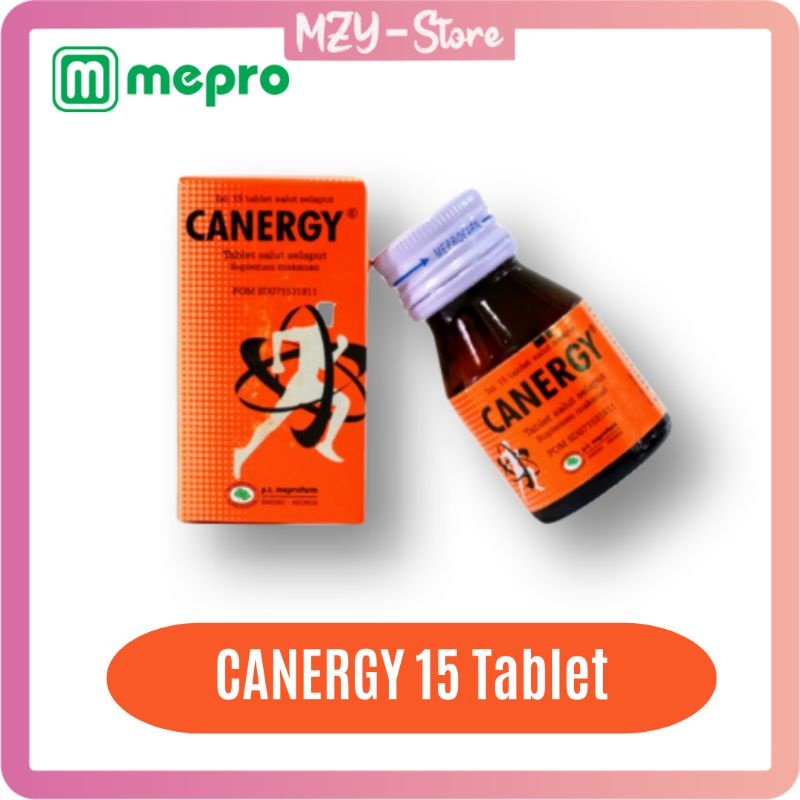 Canergy Membantu Melangsingkan Mengubah Karbohidrat dan Protein Menjadi Energi Isi 15 Tablet Canergy