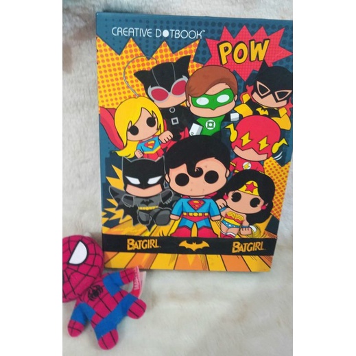

Preloved-Batgirl Notebook cover rubberdots