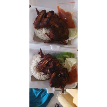 

ayam bakar dan nasi
