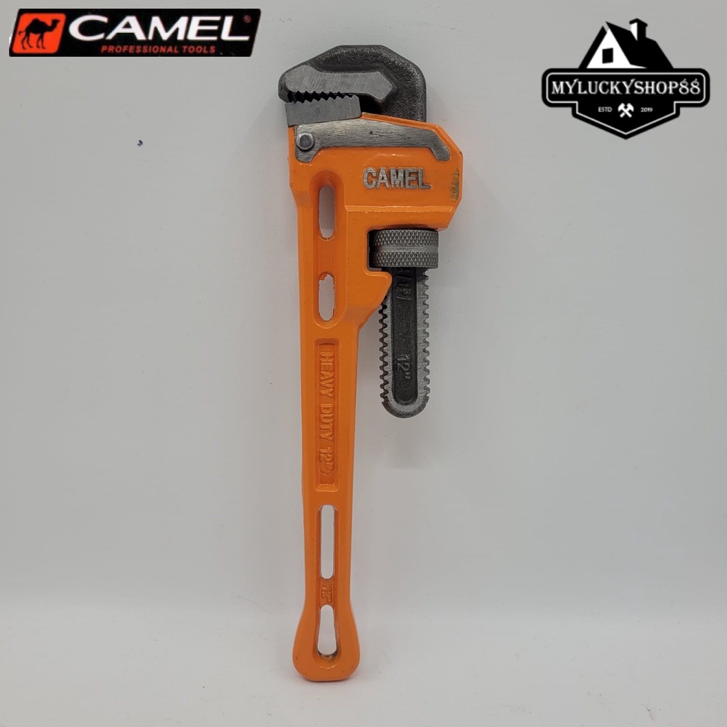 Camel Kunci Pipa Ledeng 12 Inch Heavy Duty Pipe Wrench HD Pembuka Baut