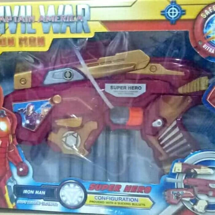 mainan anak nerf gun pistolan nerf civil war
