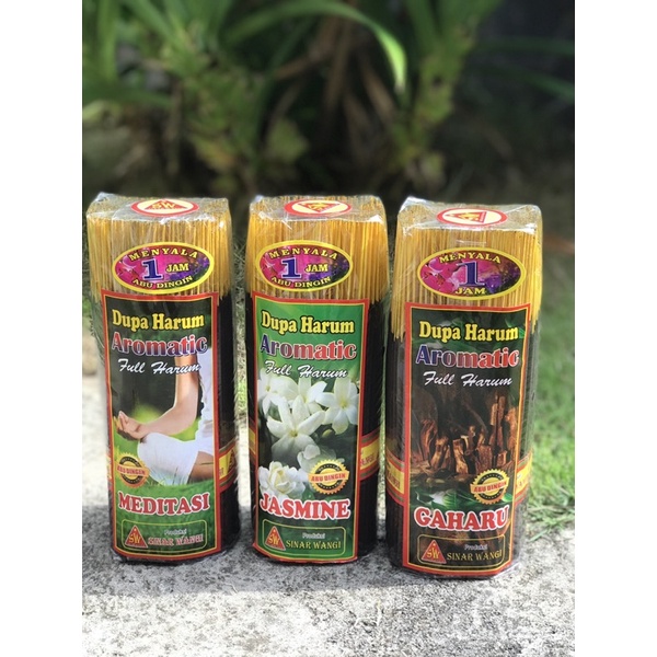 Dupa Bali Harum 750grm - Dupa Stick 22cm Dupa Pendek, Dupa Aromaterapi Sinar Wangi Full celup & Abu 