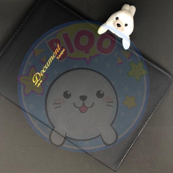 

hkti131 Map Dokumen / Document Keeper / Clear Holder Cover Kulit Isi 40 lbr Hot Promo