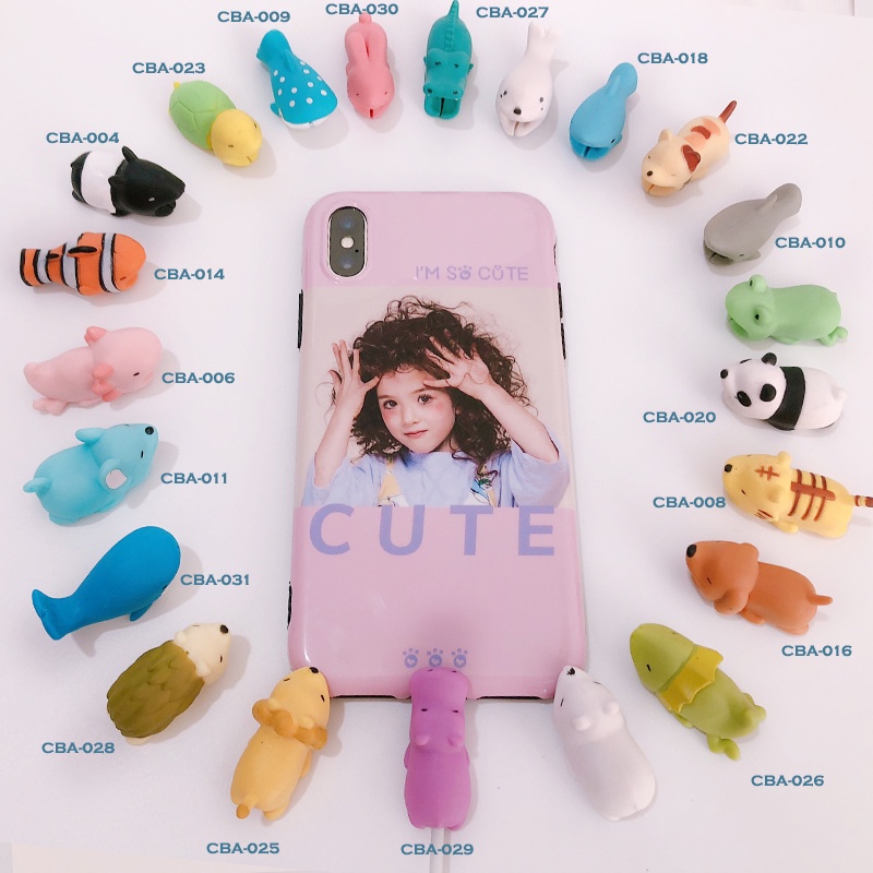 Animal Cable Bite Cute For Android and iPhone Pelindung Kabel data